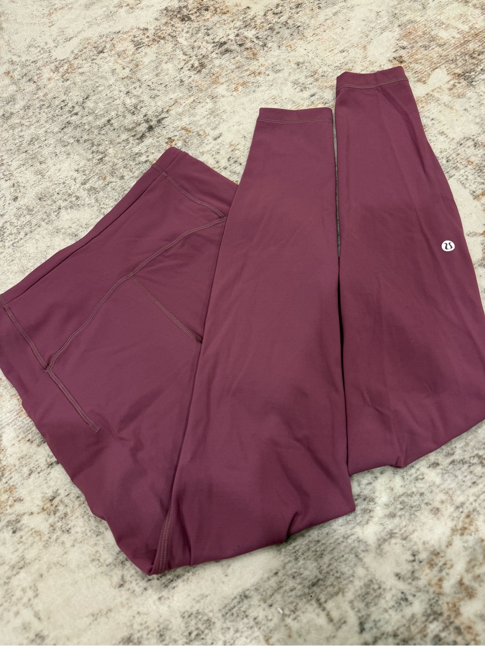 lululemon athletica Women's High-Rise Burgundy Leggings